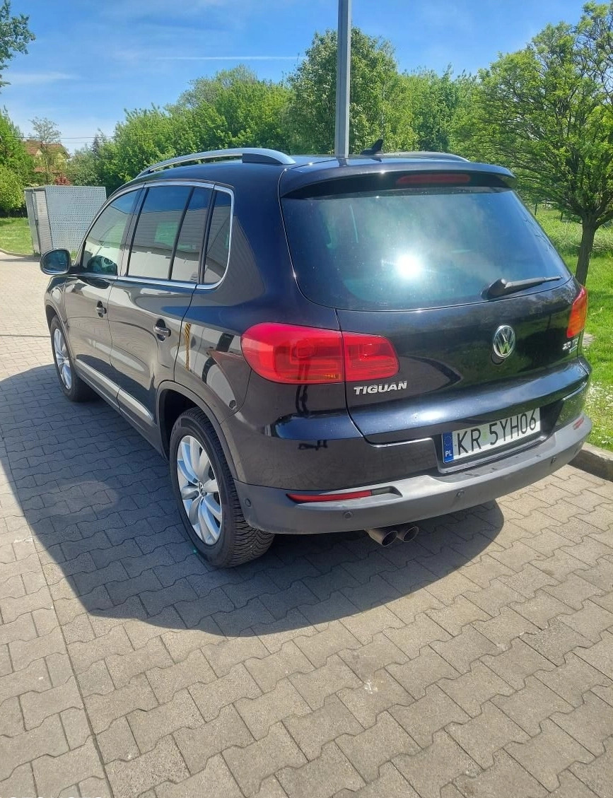 Volkswagen Tiguan cena 42900 przebieg: 194200, rok produkcji 2012 z Kraków małe 67